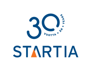 Startia 30 juhlavuosilogo ilman slogania vaerillinen pysty WEB